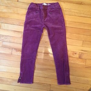 Peek purple corduroy